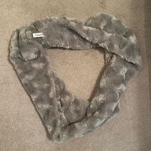 Calvin Klein Gray Infinity Scarf